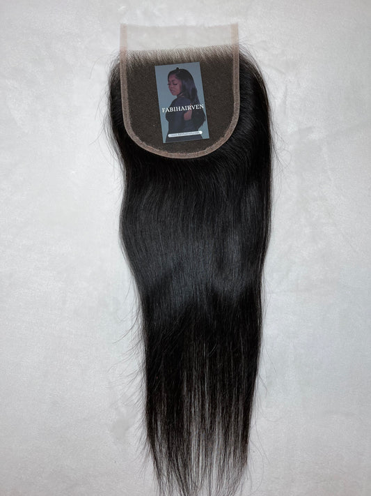 Straight wave 5x5 HD Closure