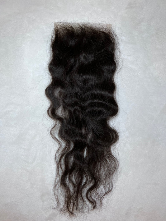 Raw Indian Curly 5x5 hd Closure